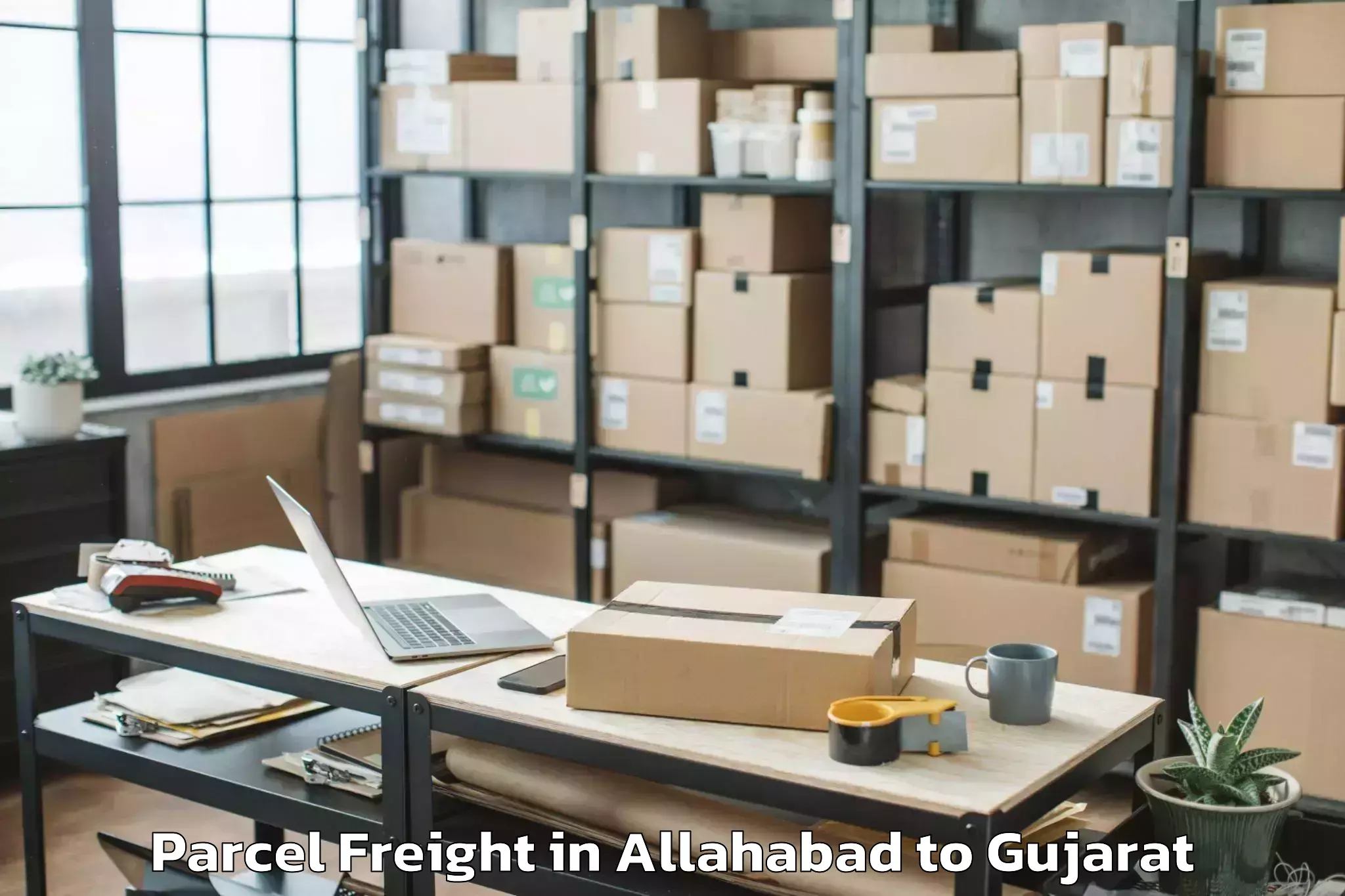 Discover Allahabad to Rajula Parcel Freight